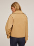 Short double-breasted trench coat image number 1
