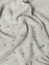 Sciarpa in maglia lurex con ricamo di castoni image number 1