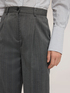 Yarn-dyed pinstripe barrel pants image number 3