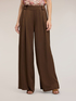 Palazzo-Hose aus Satin mit Falten image number 3