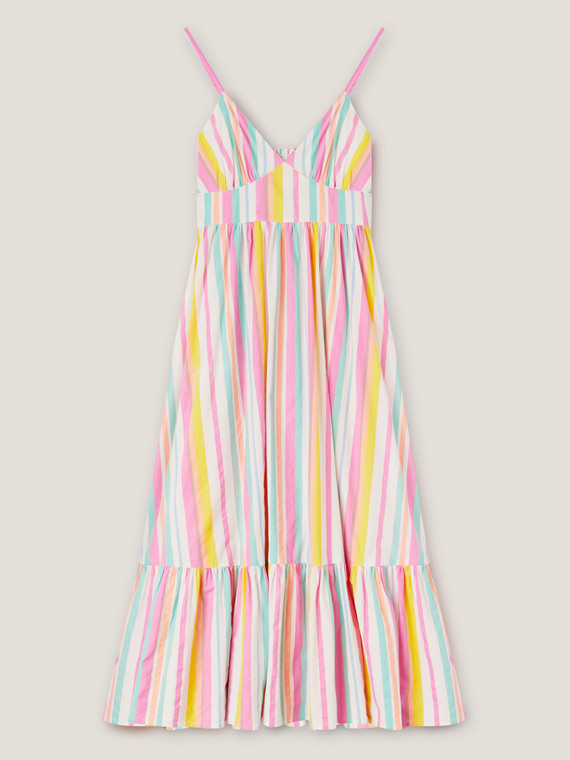 Striped summer oversized dress