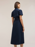 Robe chemise midi en popeline image number 1