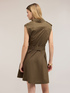 Poplin shirtdress with belt image number 1
