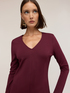 Flared dress in Milano stitch image number 3