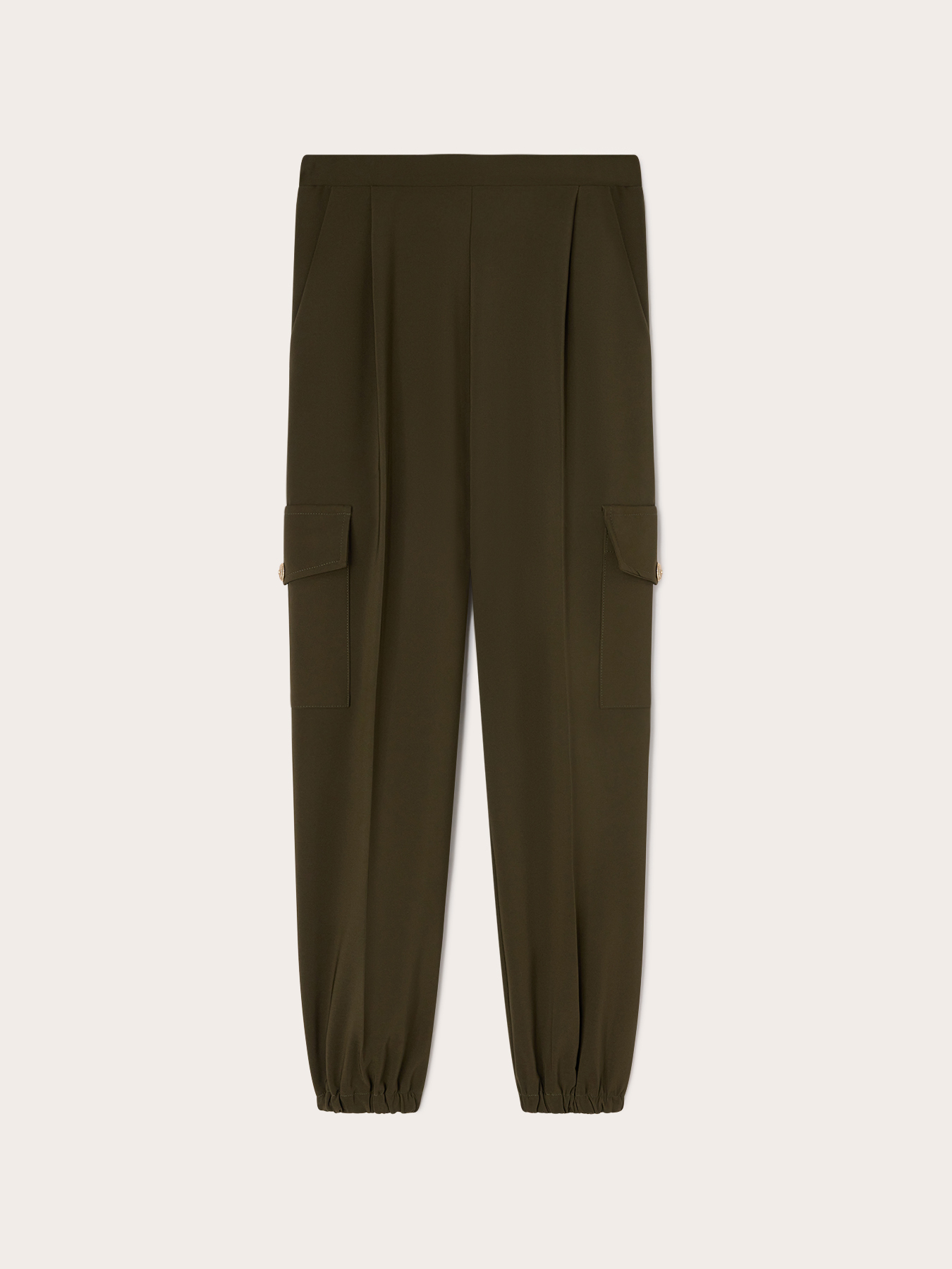 Pantalon cargo avec cheville &eacute;lastiqu&eacute;e image number 4
