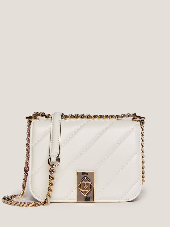 Mini City Bag in similpelle effetto quilted