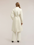 Double-breasted trench coat with military details image number 1