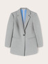 Chaqueta blazer over efecto neopreno image number 5