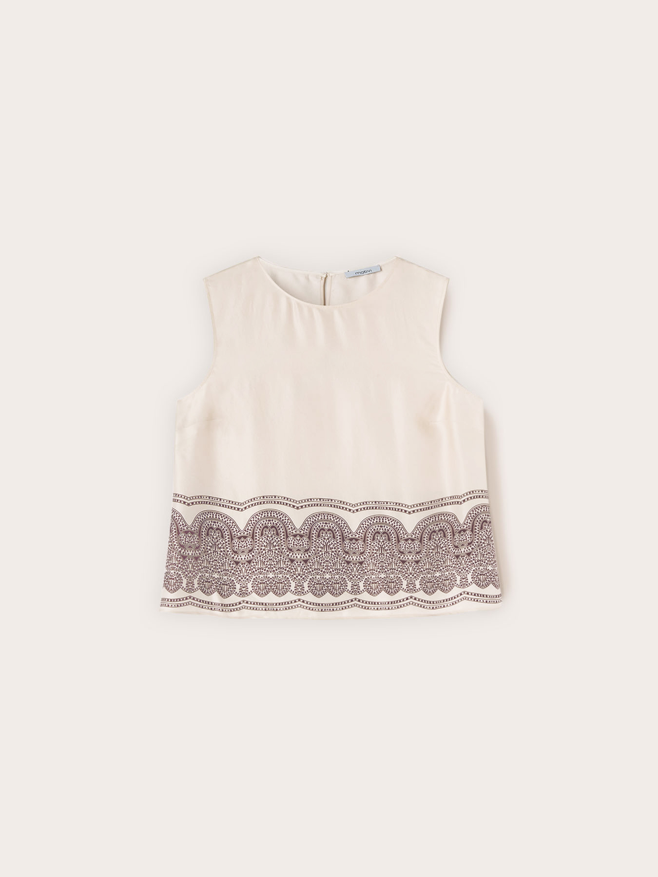 Top aus Satin mit Paisley-Muster image number 4