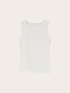 Jersey-Top mit Drapierung vorne image number 4