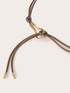 Cord belt with decorative knots image number 2