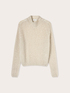 Mohair knit turtleneck with sequins image number 4