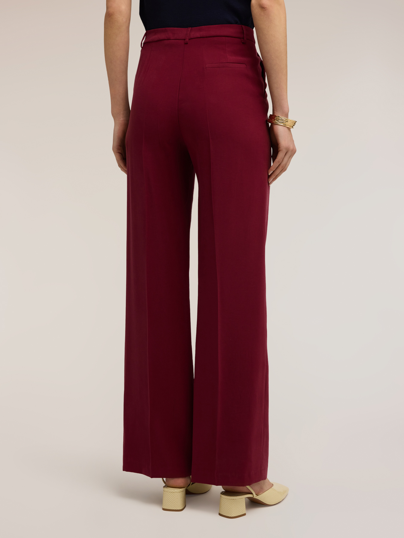 Pantalones regular de mezcla de viscosa image number 1