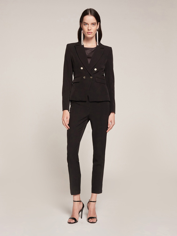 Motivi Pantaloni regular bistretch Donna Nero