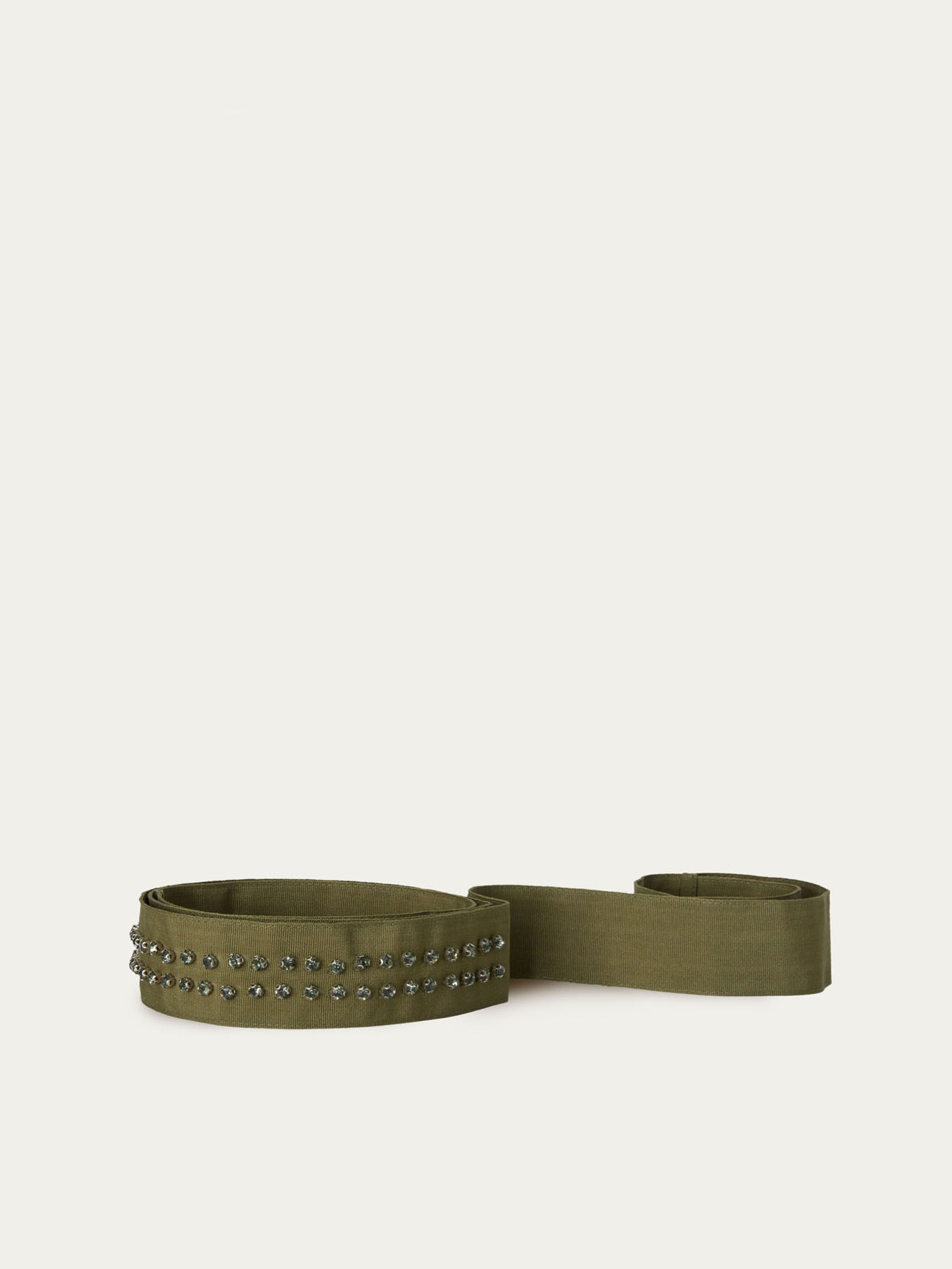 Embroidered sash with set stones image number 0