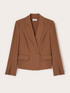 Blazer with slit at sleeve hem image number 4