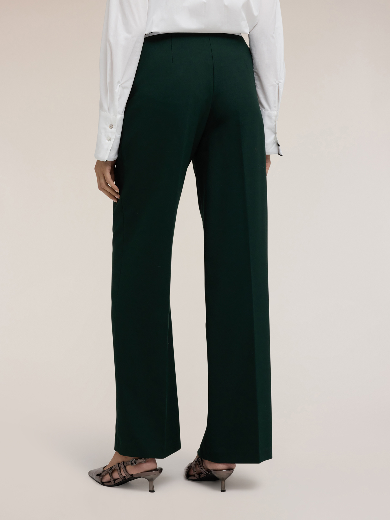 Palazzo-Hose mit gestreiftem G&uuml;rtel image number 1