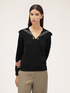 Sweater with sailor collar image number 0