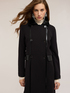 Cappotto in poliviscosa con inserti in vernice image number 3