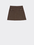 Short skirt with pocket feature image number 3