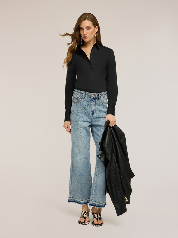 Cotton poplin shirt