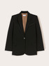 Single-breasted jacket with contrasting stitching image number 4