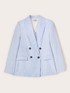 Blazer crois&eacute; en lin image number 4