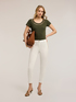 T-shirt with cut-out details image number 3