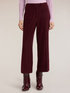 Pantalones cropped en pa&ntilde;o mezcla de lana image number 2