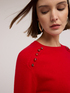 Wool blend sweater with jewel details image number 3
