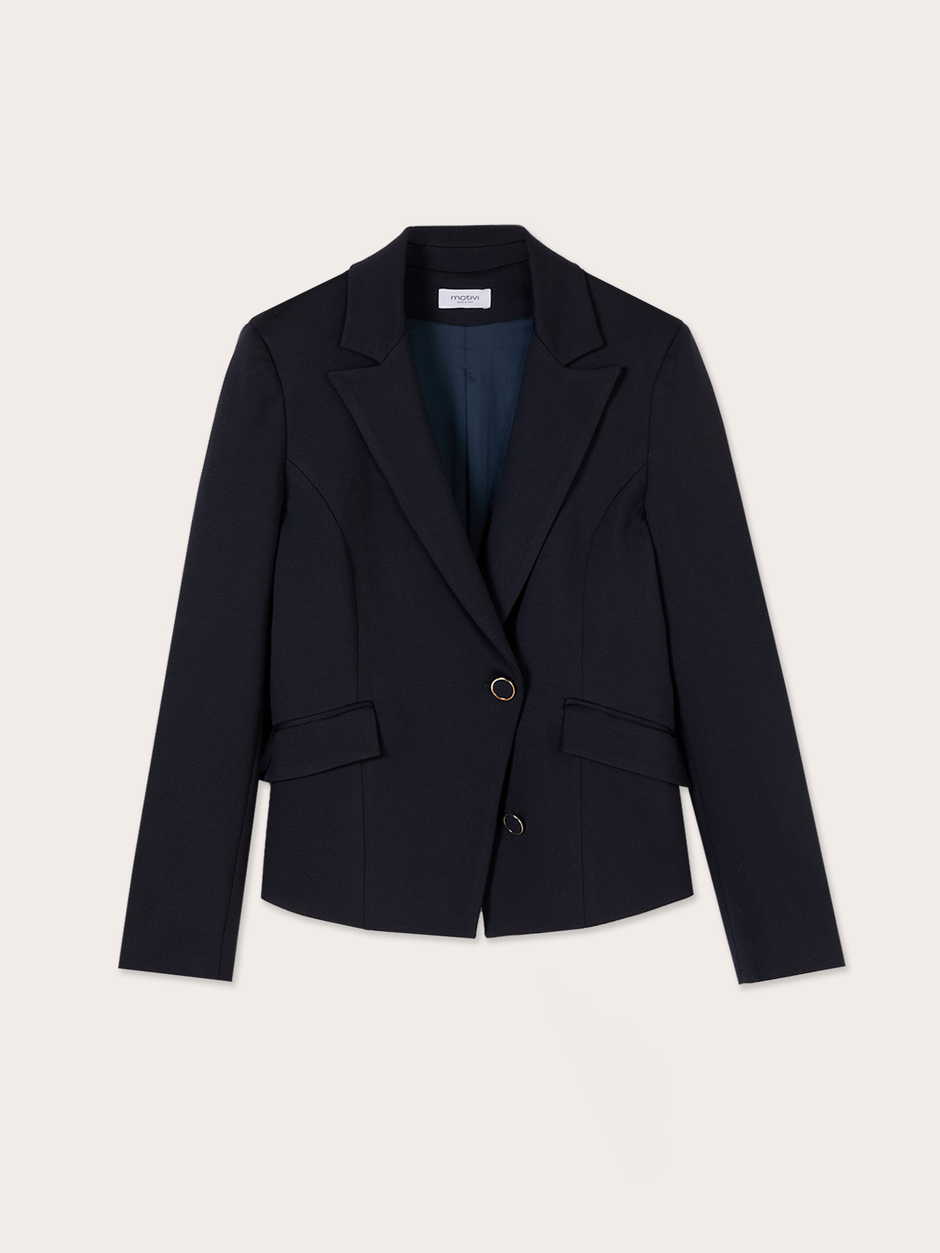 Double-breasted blazer in milano stitch image number 4