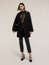 Scuba coat with jewel brooch image number 0