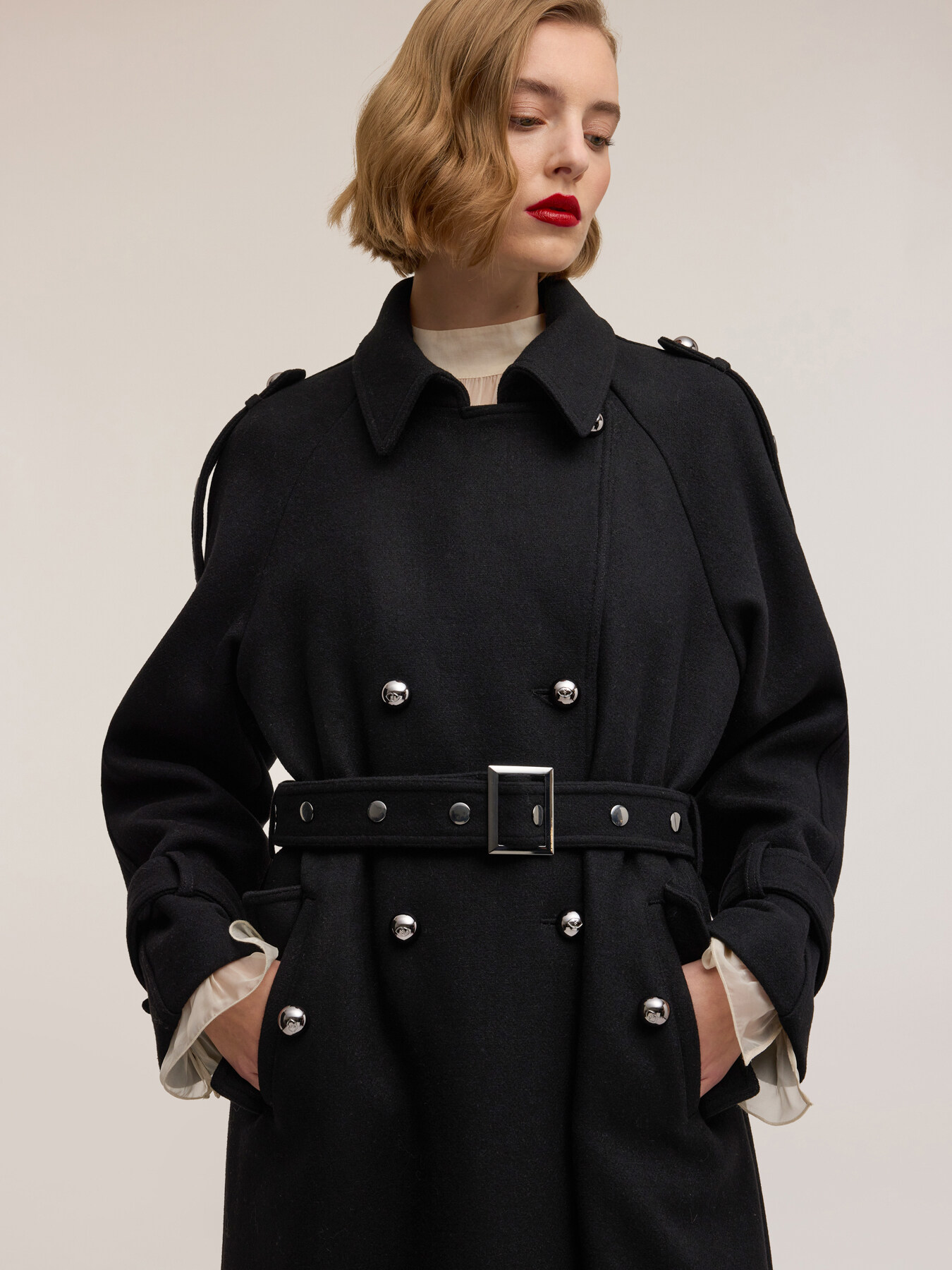 Trench doppiopetto Smart Couture