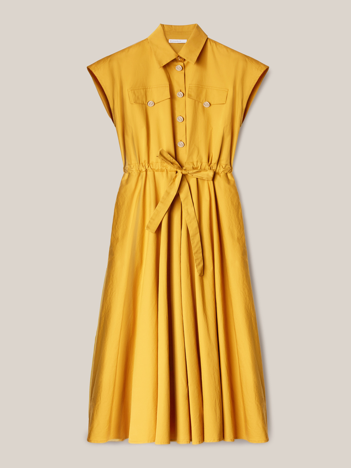 Vestito chemisier in cotone image number 3