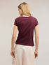 Tricou cu drapaj lateral asimetric image number 1