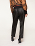 Faux leather trousers image number 1