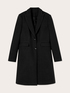 Long single-breasted coat image number 4