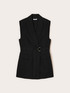 Double-breasted belted vest image number 4