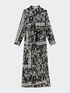 Vestito lungo chemisier fantasia cachemire image number 3