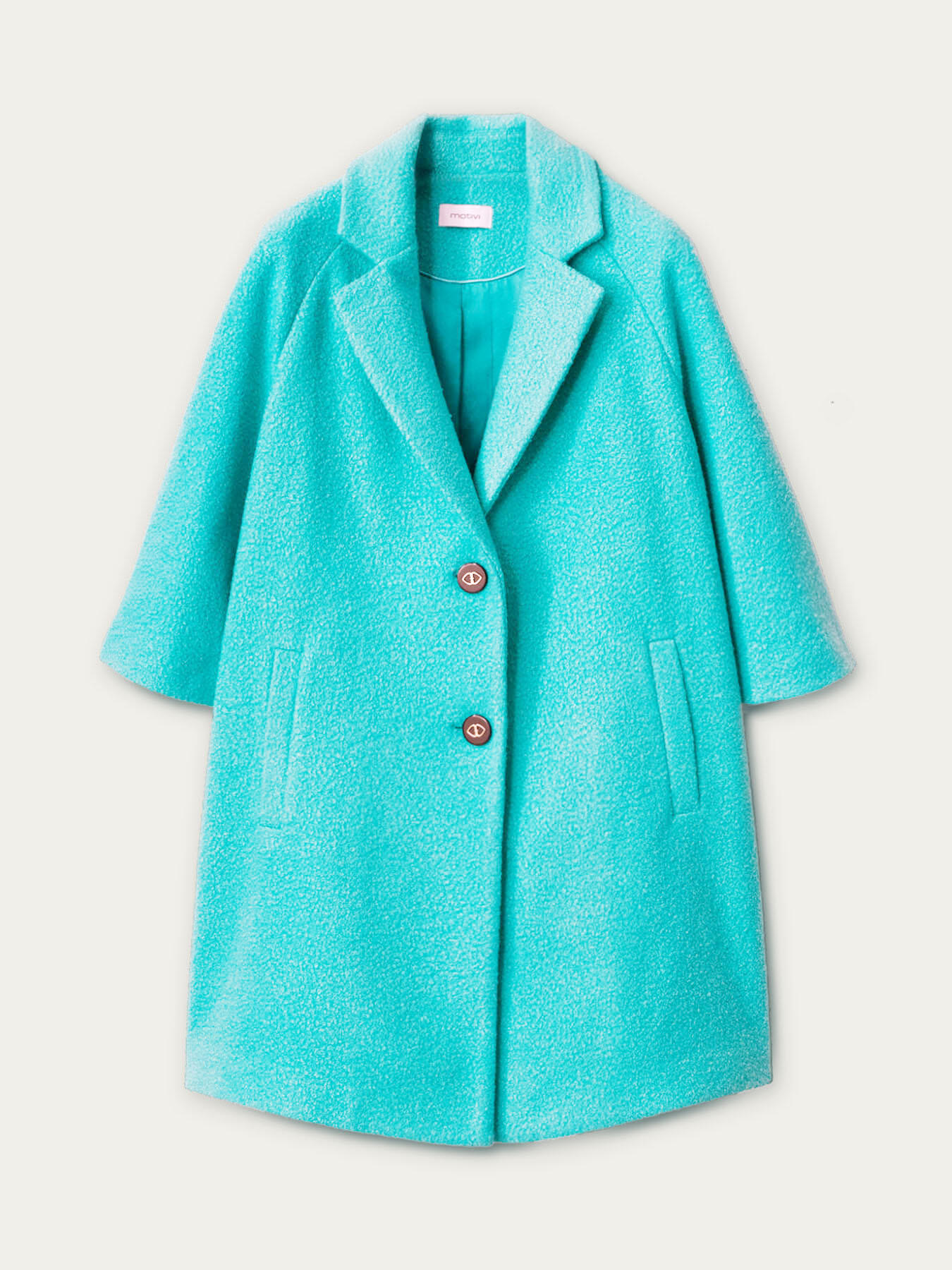 Cappotto over effetto boucl&eacute; image number 3