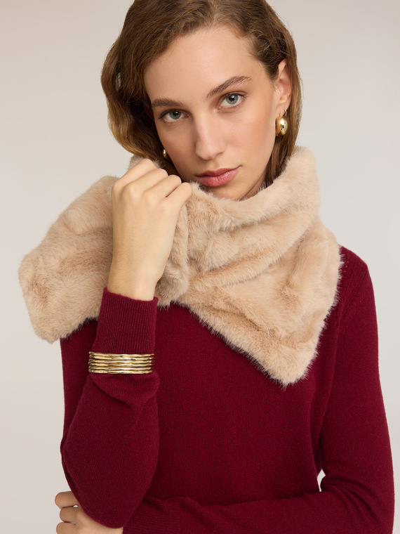 Snood effet peluche