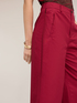Pantalon cropped en twill de coton image number 0