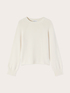 Crew neck sweater in viscose blend image number 4