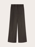 Yarn-dyed palazzo pants image number 4