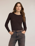 Ribbed fine lurex knitwear image number 0