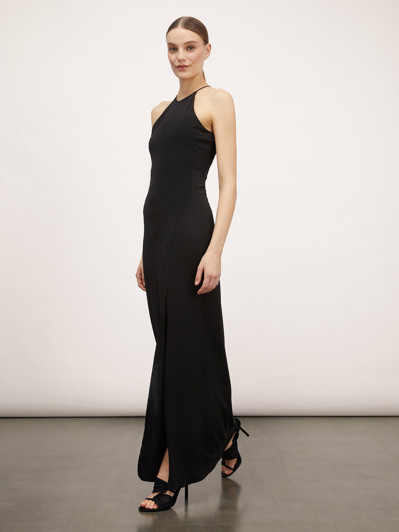 Vestido largo con abertura image number 0