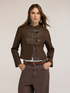 Military jacket with metal buttons image number 0