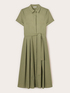 Poplin shirtdress with belt image number 4
