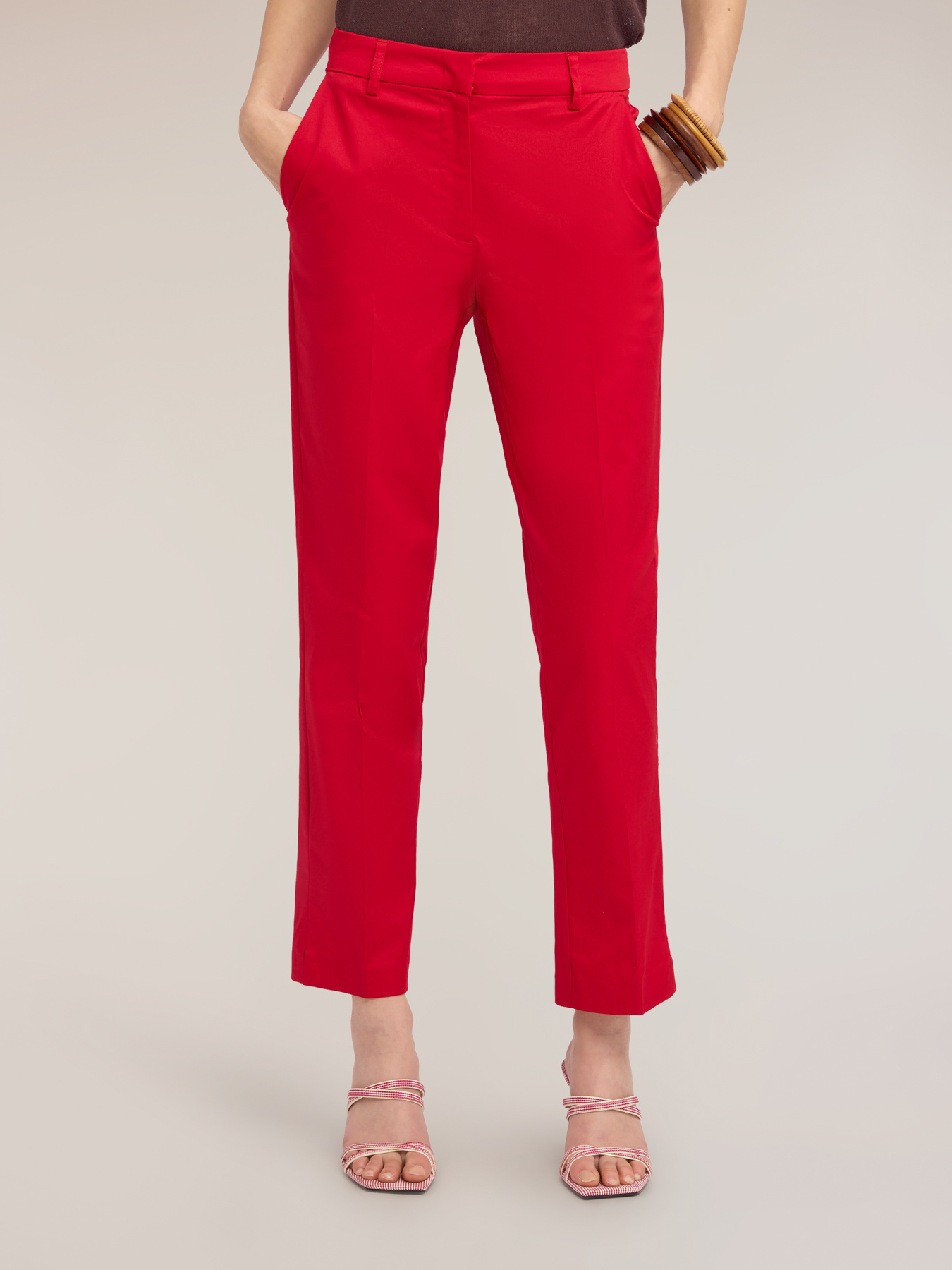 Regular slim trousers image number 2