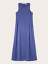 Long A-line satin dress image number 4